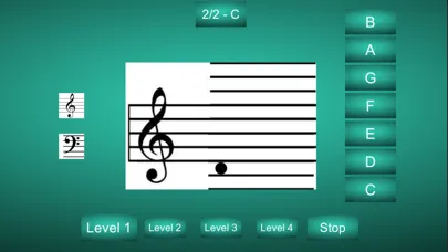 Zrzuty ekranu Learn musical notes - Simple