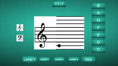 Zrzuty ekranu Learn musical notes - Simple