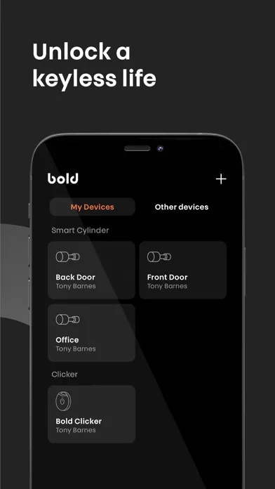 Capturas de tela do Bold Smart Lock