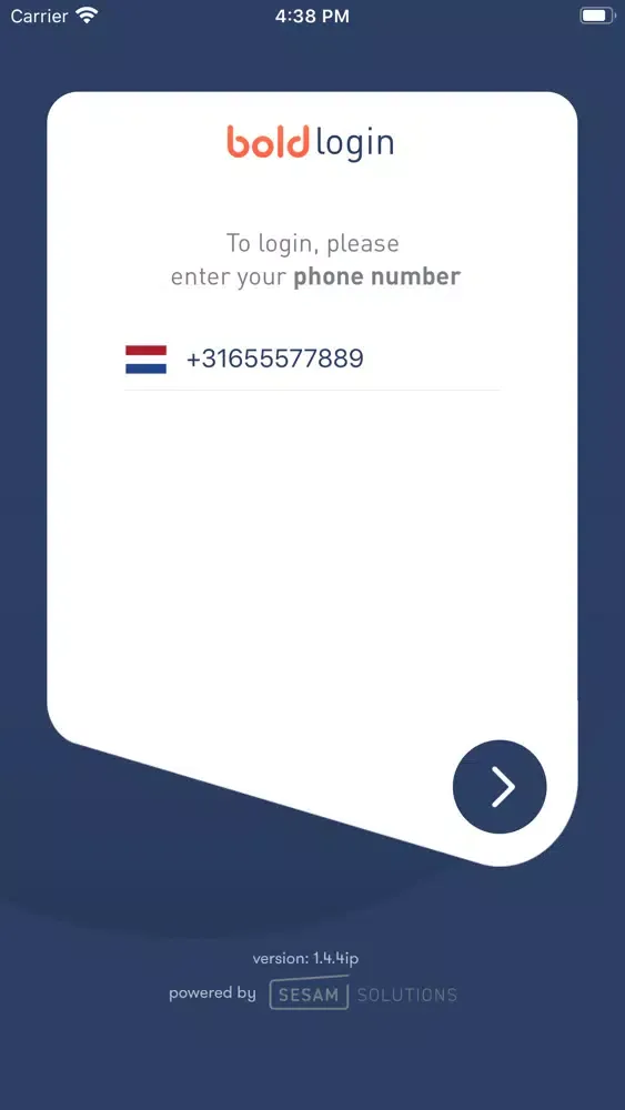 Zrzuty ekranu Bold Smart Lock PIN