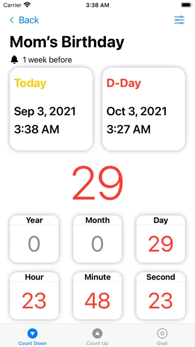 Day Counter : Count Down & Up 스크린샷