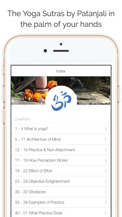 Capturas de tela do The Yoga Sutras