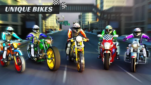 Tangkapan layar Turbo Racer - Bike Racing