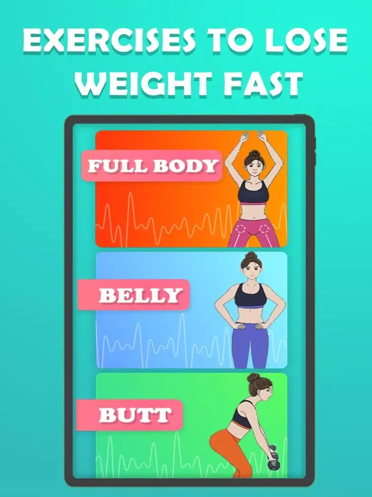Capturas de tela do Women Workout: 30 Day Fitness iPad 