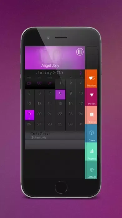 Sex Organizer - Sex Positions Diary & Date Planner Screenshots
