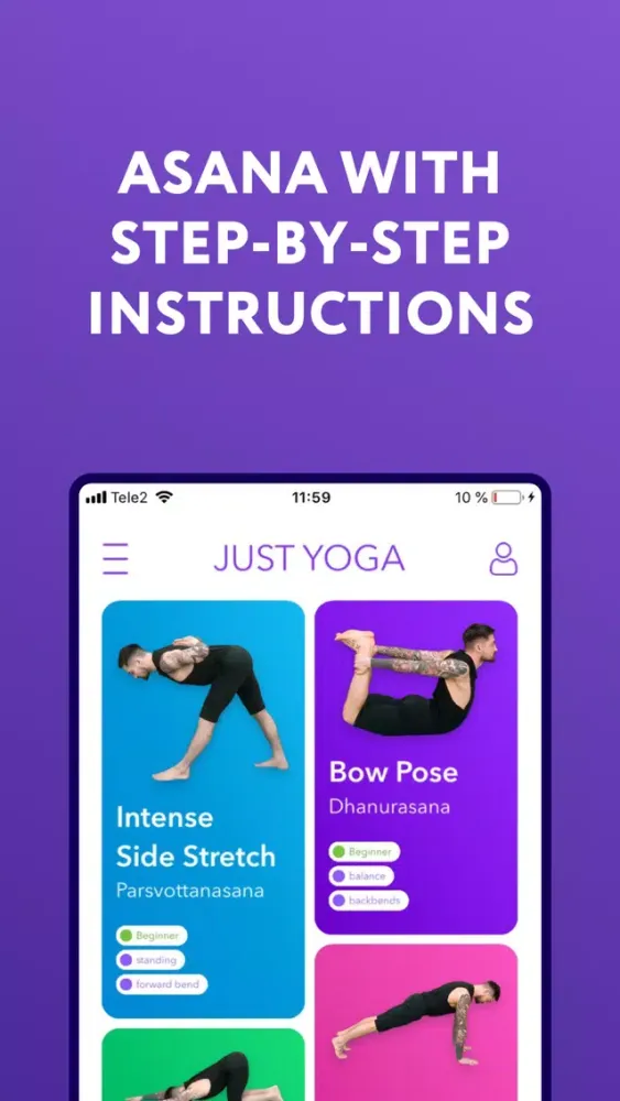 Yoga for weight loss JustYoga স্ক্রিনশট