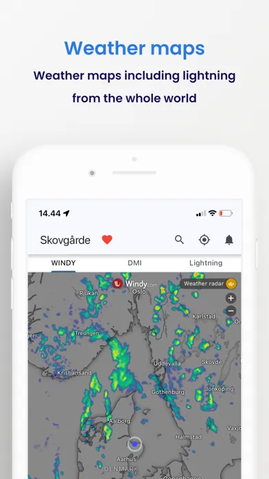 Captures d'écran de Weather from DMI and YR