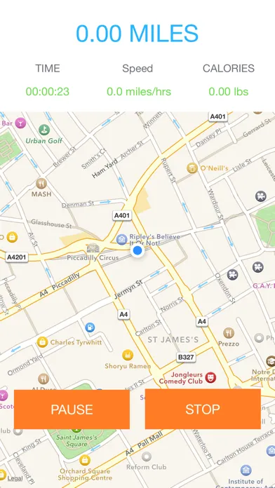 Captures d'écran de Running tracker & step tracker