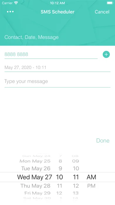 sms scheduler-SMS reminder Screenshots