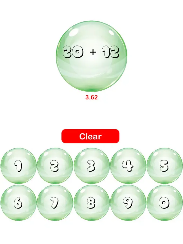 Bubble Maths - free (pro) iPad 应用截图