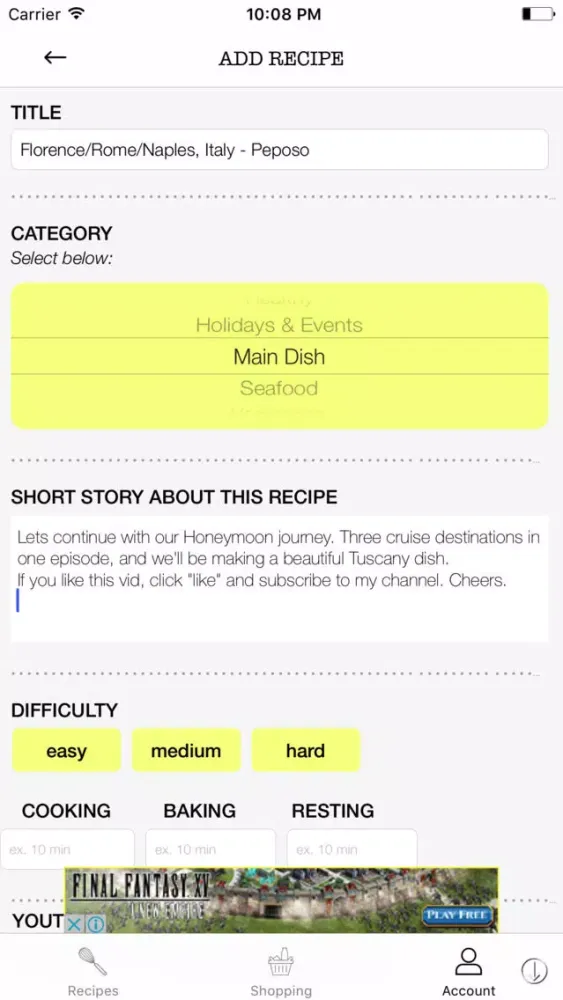 recipes cookbook- find and share your best dish. سکرین شاٹس
