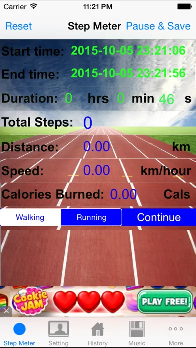 صور step meter (Pedometer multifunctional free version)