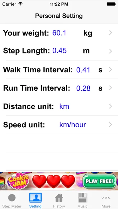 صور step meter (Pedometer multifunctional free version)