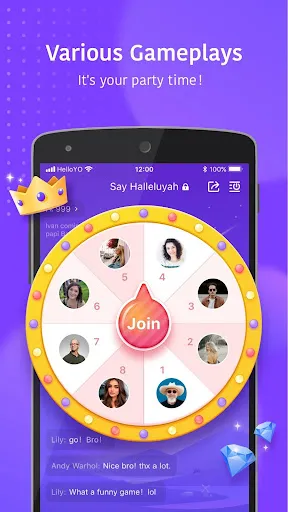 Hello Yo - Group Chat Rooms应用截图