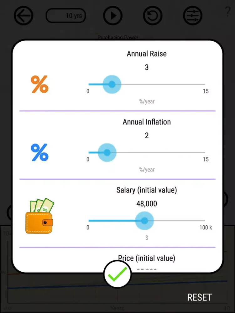 Capturas de tela do 'I' in Inflation iPad 