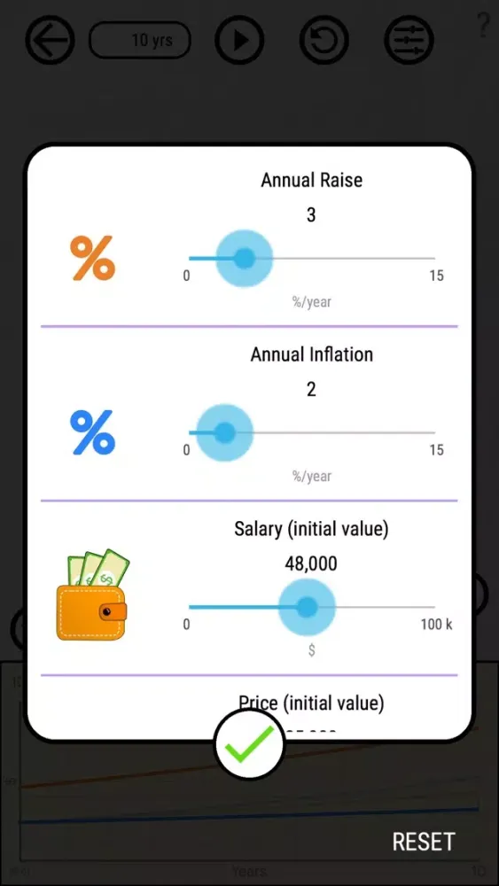 Capturas de tela do 'I' in Inflation