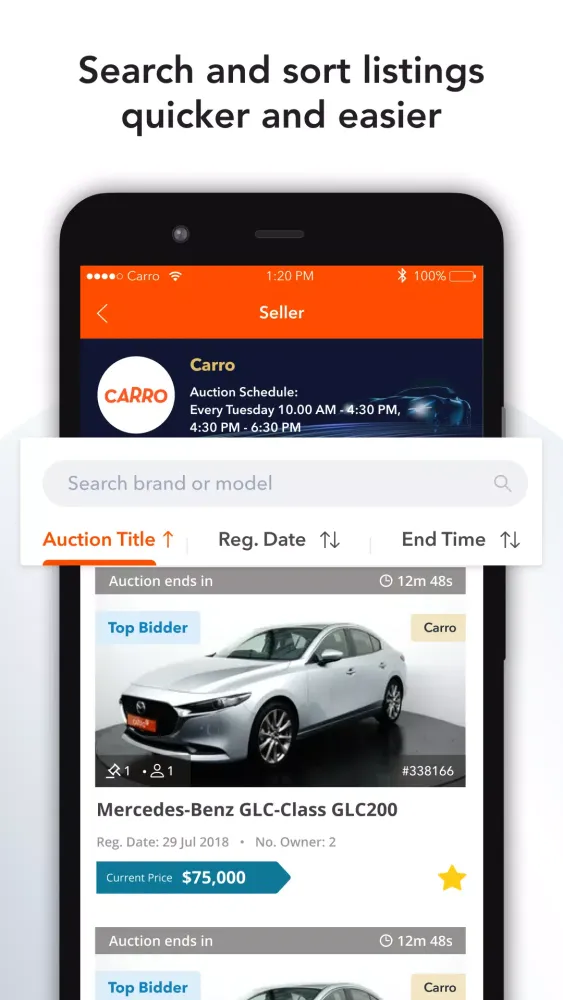 CARRO Wholesale Screenshots