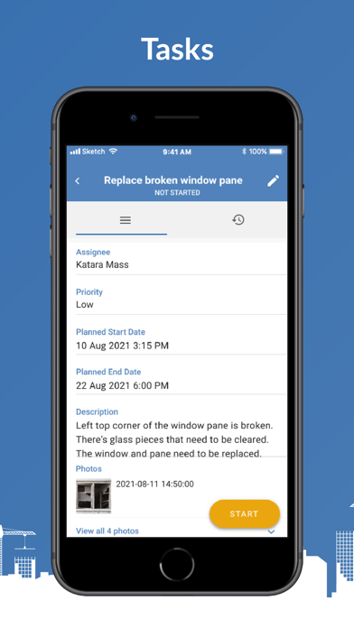 Tangkapan layar Novade Lite – Field management