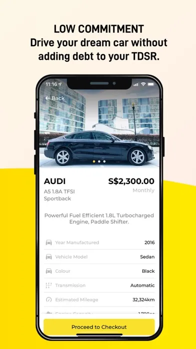 ST33R: Car Rental Subscription應用截圖