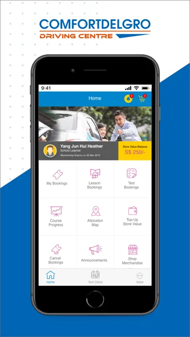 Capturas de tela do ComfortDelGro Driving Centre