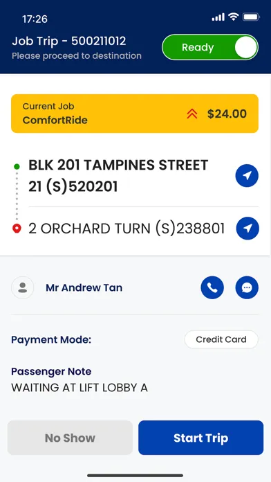 CDG Zig Driver App Screenshots