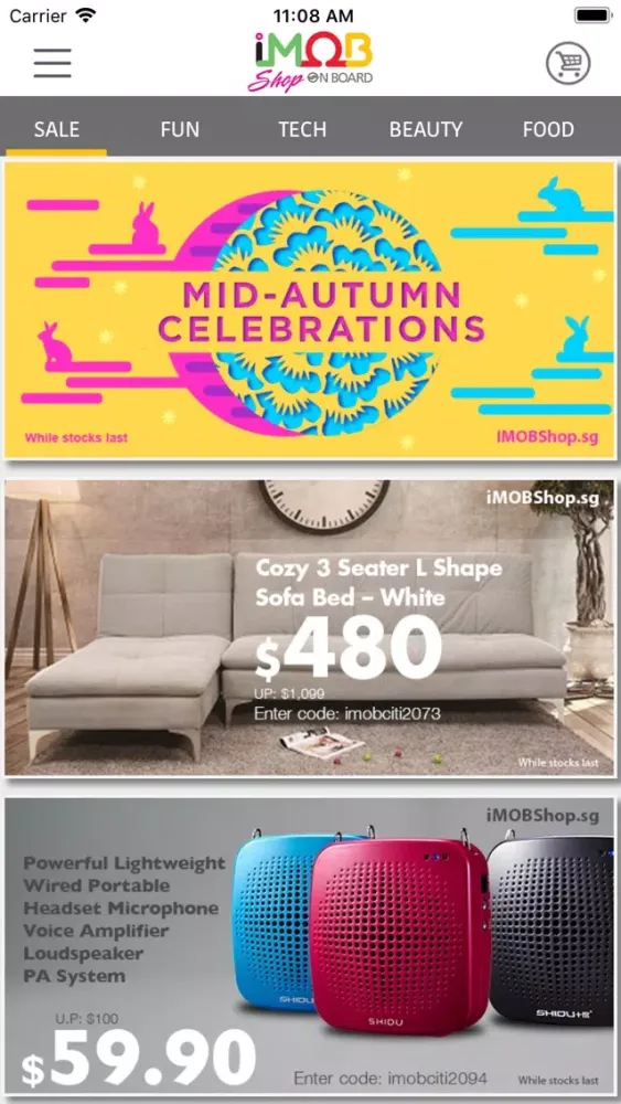 ภาพหน้าจอของ iMOB Shop