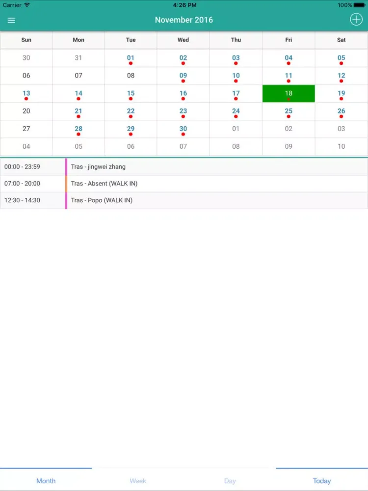 HourHR iPad 应用截图