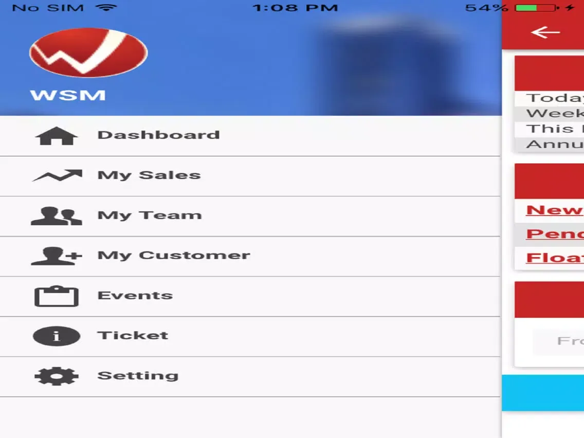 WSM iPad  Ekran Görüntüleri