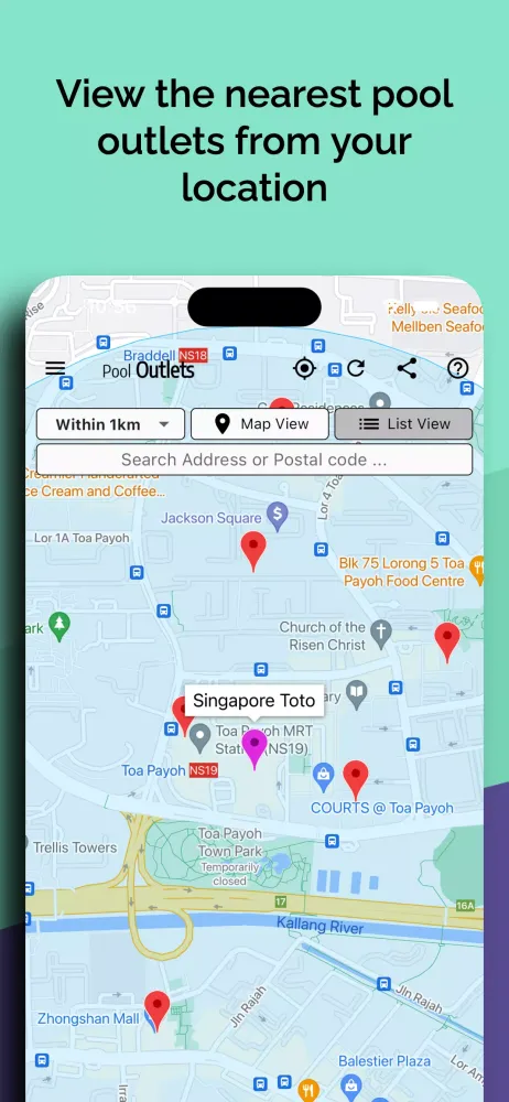 Tangkapan layar Toto @ SG