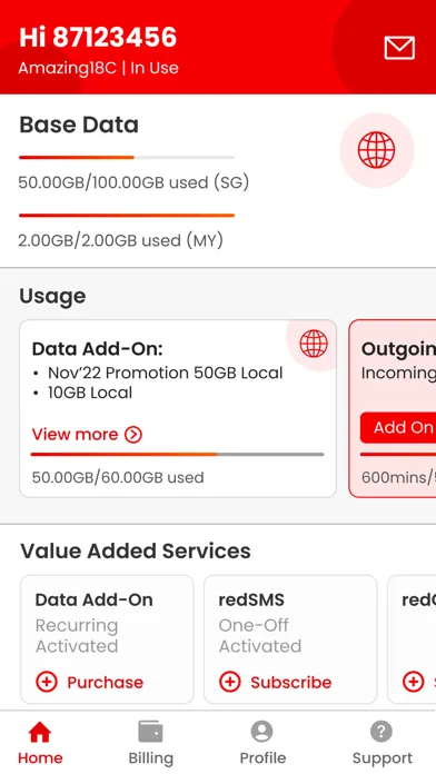 redONE 1App SG スクリーンショット