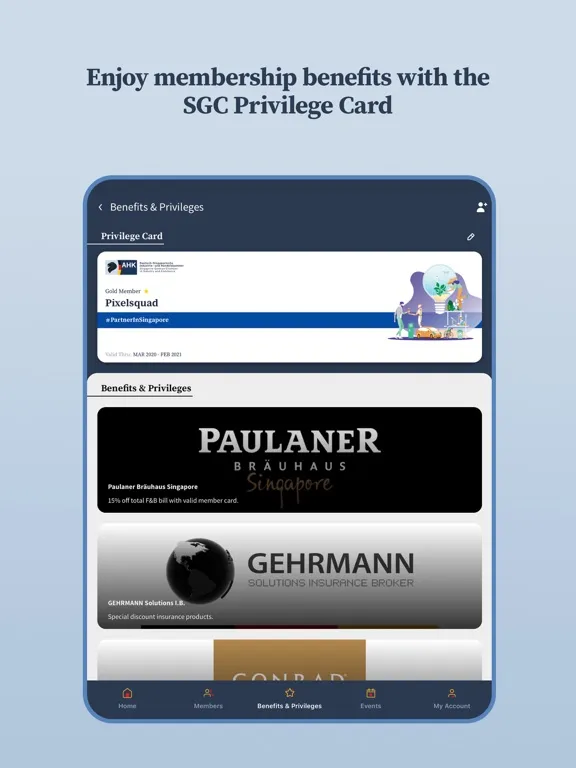 SGC App iPad  Screenshots