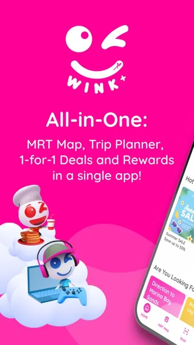 Screenshot di WINK+ SMRT Singapore MRT Map