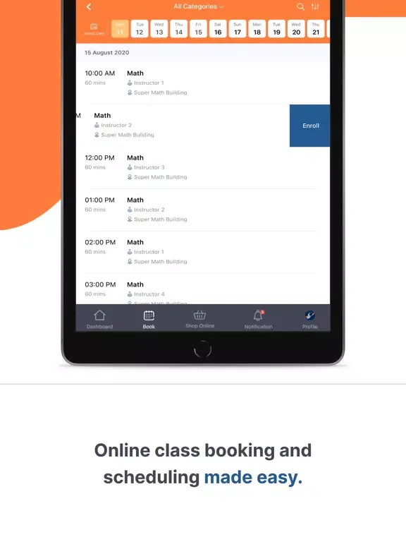 Tangkapan skrin SuperMath iPad 