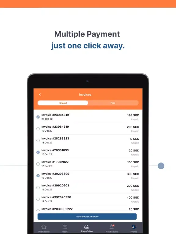 Tangkapan skrin SuperMath iPad 