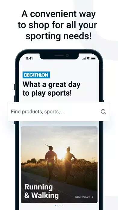 Tangkapan skrin Decathlon Shopping App