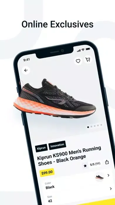 Tangkapan skrin Decathlon Shopping App