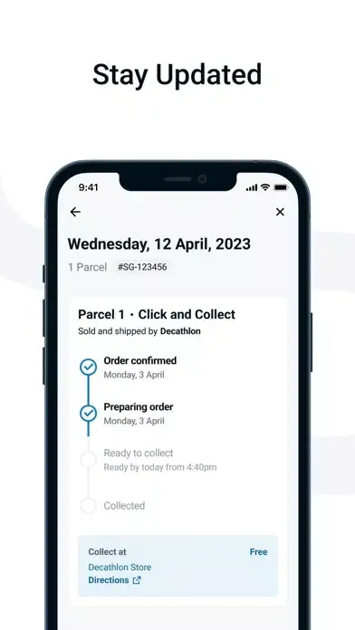 Tangkapan skrin Decathlon Shopping App