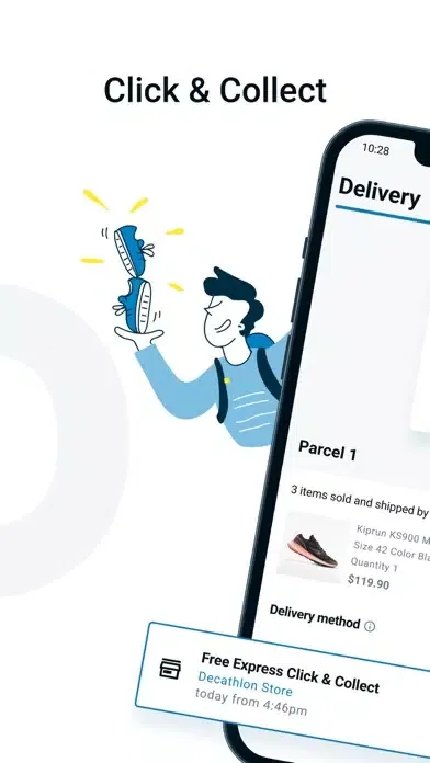 Tangkapan skrin Decathlon Shopping App