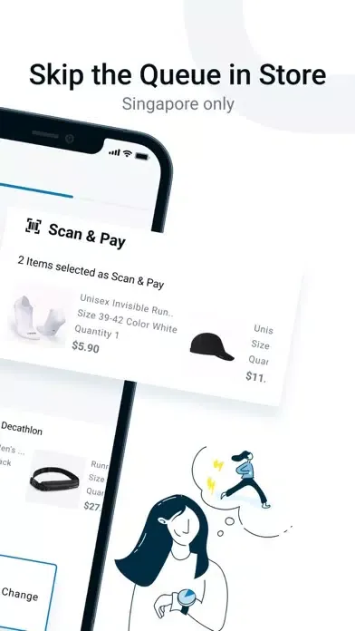 Tangkapan skrin Decathlon Shopping App