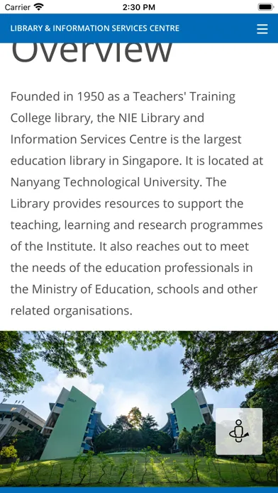 Ảnh chụp màn hình của NIE Library