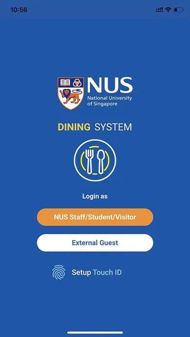 NUS Hostel Dining Screenshots