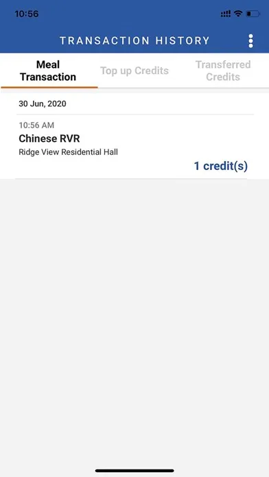 NUS Hostel Dining Screenshots