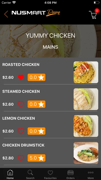NUSmart Dining Screenshots
