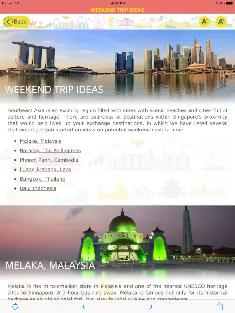SMU Global Exchange iPad  Screenshots