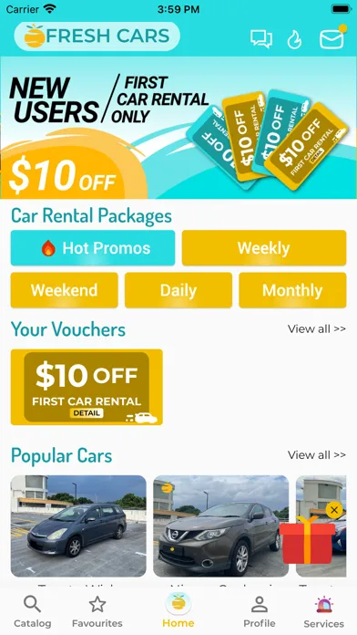 Capturas de pantalla de Fresh Cars - Rent With Ease
