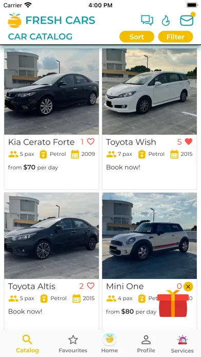 Capturas de pantalla de Fresh Cars - Rent With Ease