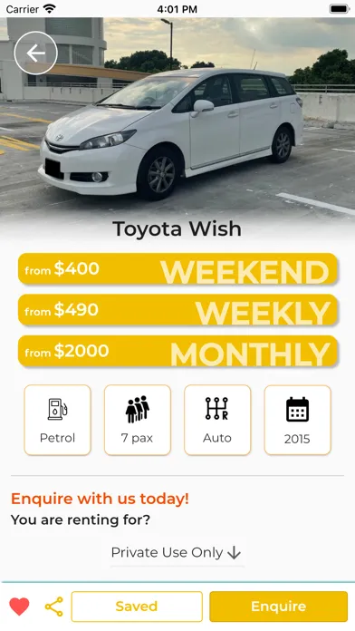 Capturas de pantalla de Fresh Cars - Rent With Ease