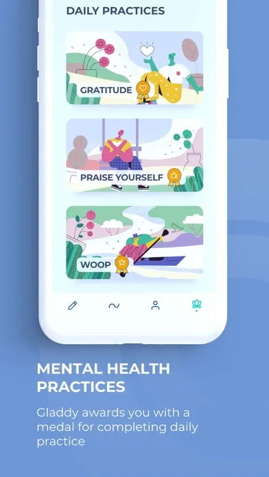 Скриншоты Gladdy - Diary & Mood Tracker