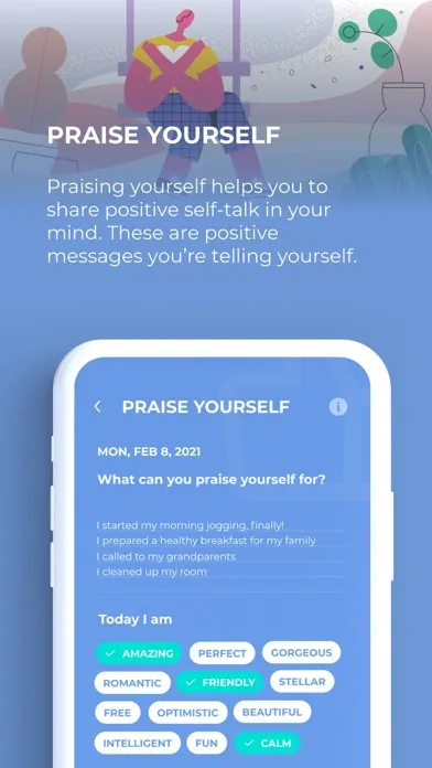 Скриншоты Gladdy - Diary & Mood Tracker