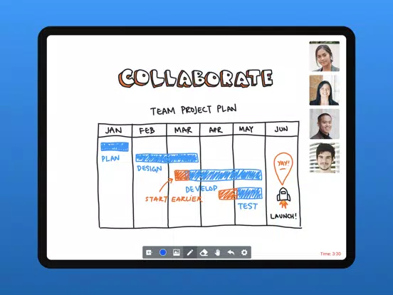 Tangkapan skrin Heyhi - Interactive whiteboard iPad 